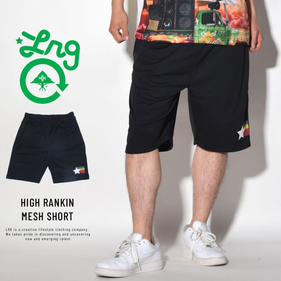エルアールジー ハーフパンツ メッシュジャージ バスケットパンツ バスパン メンズLRG HIGH RANKIN MESH SHORT J186031 | LRG