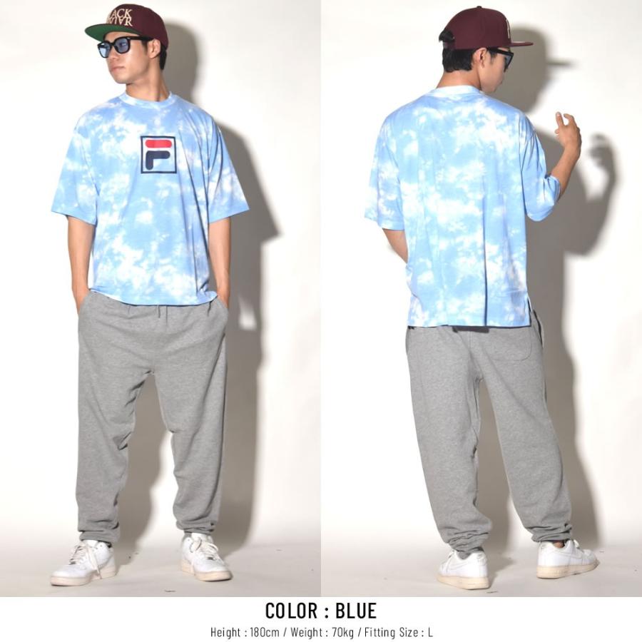 FILA HERITAGE フィラ ヘリテージ Tシャツ メンズ 半袖 タイダイ柄 ボックスロゴプリント FM9491｜deep｜06