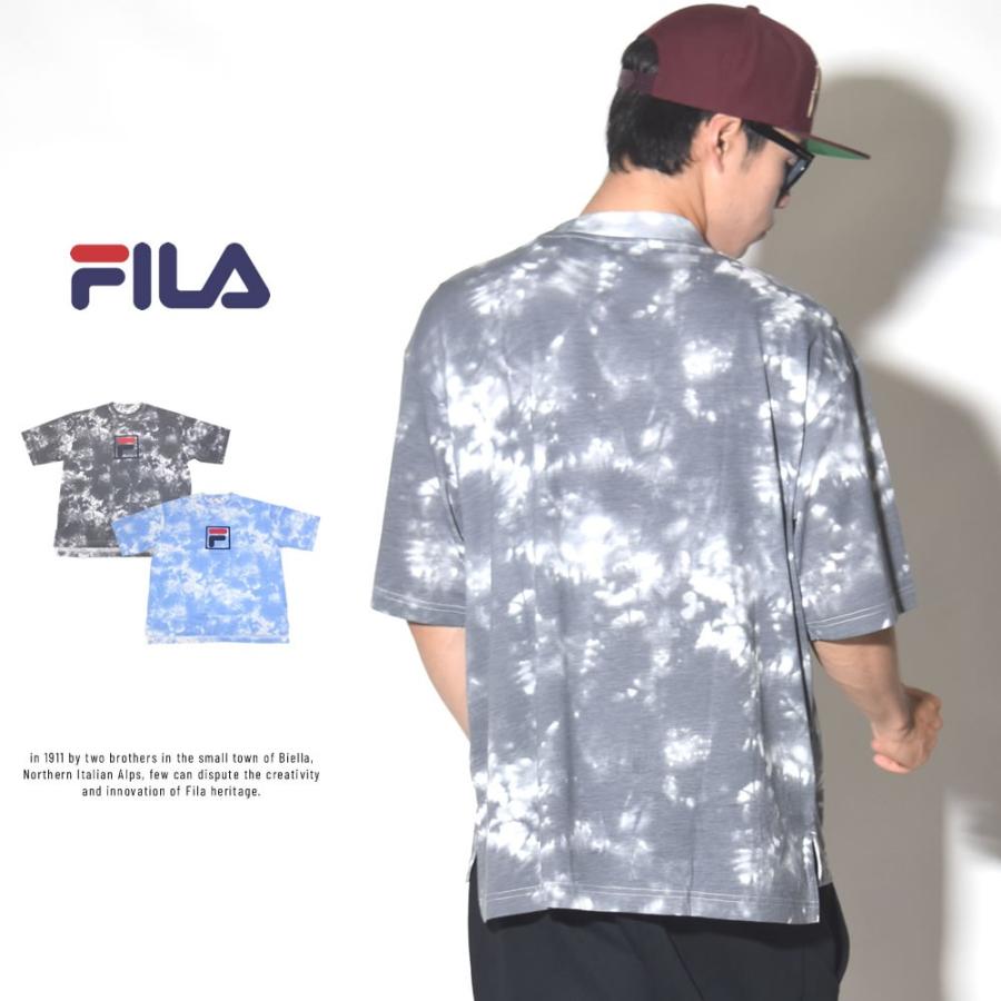 FILA HERITAGE フィラ ヘリテージ Tシャツ メンズ 半袖 タイダイ柄 ボックスロゴプリント FM9491 | FILA | 07