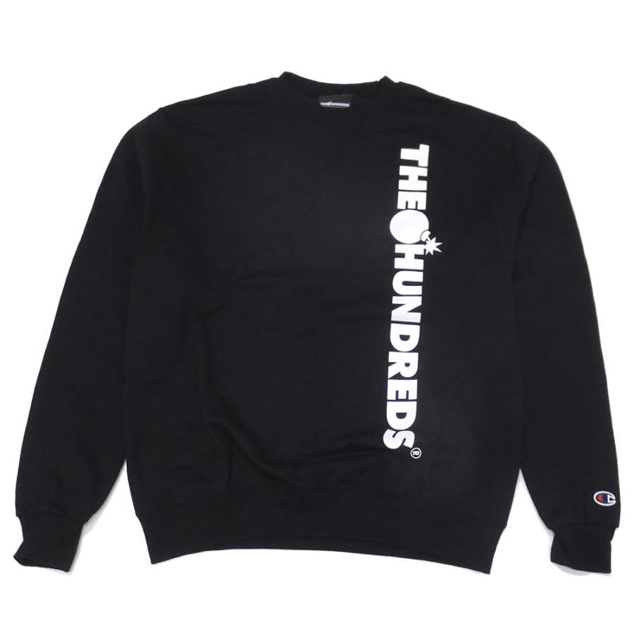 ハンドレッツ×チャンピオン THE HUNDREDS×Champion コラボ スウェットトレーナー メンズ 裏起毛 ストリート ブランド BAR NONE CREWNECK | The Hundreds | 02
