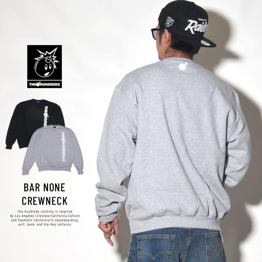 ハンドレッツ×チャンピオン THE HUNDREDS×Champion コラボ スウェットトレーナー メンズ 裏起毛 ストリート ブランド BAR NONE CREWNECK | The Hundreds | 06