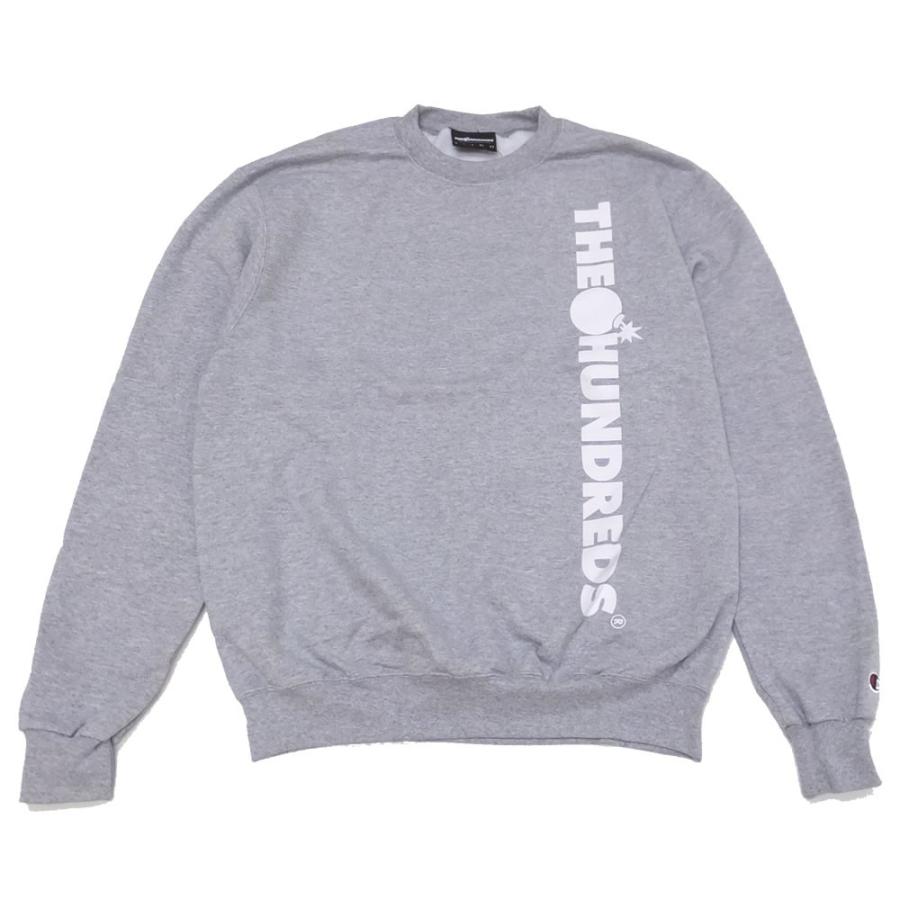 ハンドレッツ×チャンピオン THE HUNDREDS×Champion コラボ スウェットトレーナー メンズ 裏起毛 ストリート ブランド BAR NONE CREWNECK | The Hundreds | 07