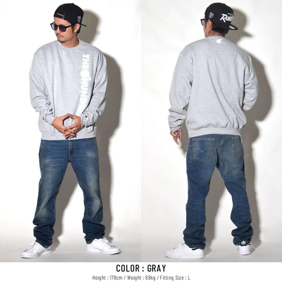 ハンドレッツ×チャンピオン THE HUNDREDS×Champion コラボ スウェットトレーナー メンズ 裏起毛 ストリート ブランド BAR NONE CREWNECK | The Hundreds | 09