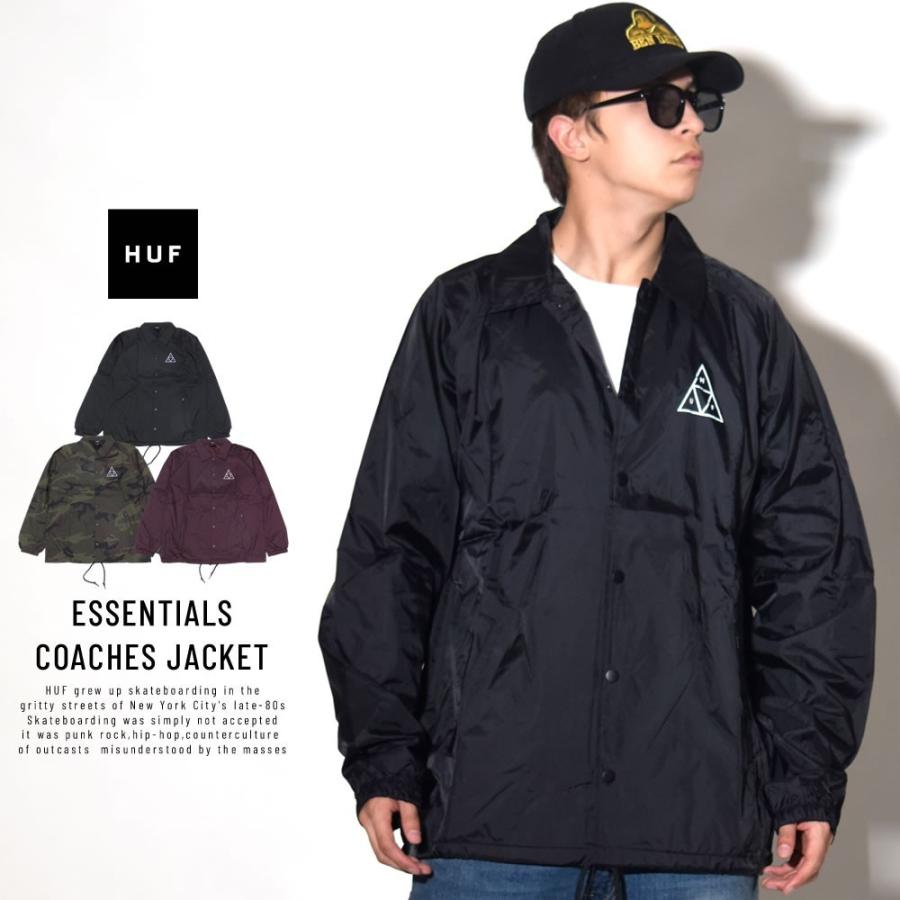 ハフ Huf コーチジャケット メンズ Essentials Coaches Jacket 8v7318 Deep B系 ストリートファッション 通販 Yahoo ショッピング
