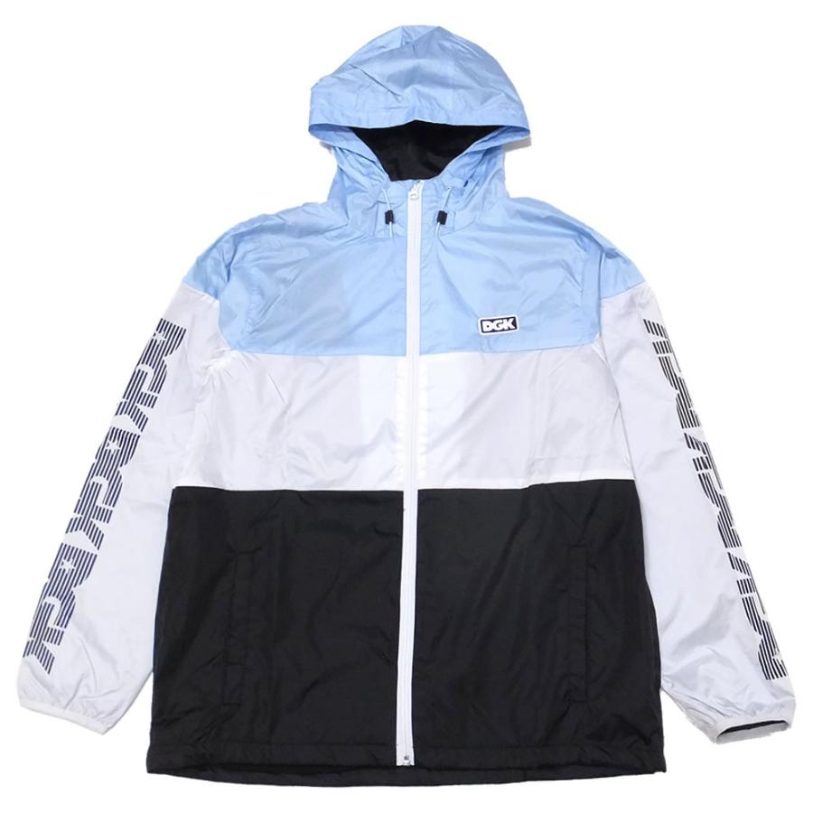 ディージーケー DGK ウインドブレーカー ジャケット パーカー メンズ TRIPLE CUSTOM HOODED WINDBREAKER パウダーブルー | DGK | 02