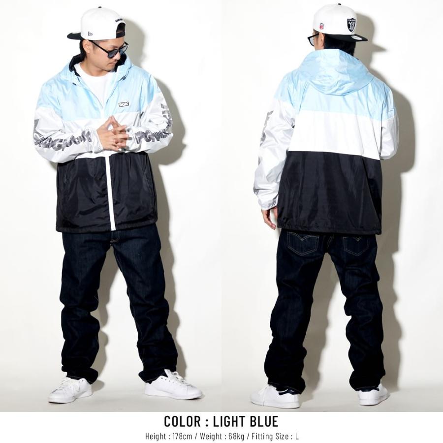 ディージーケー DGK ウインドブレーカー ジャケット パーカー メンズ TRIPLE CUSTOM HOODED WINDBREAKER パウダーブルー | DGK | 04