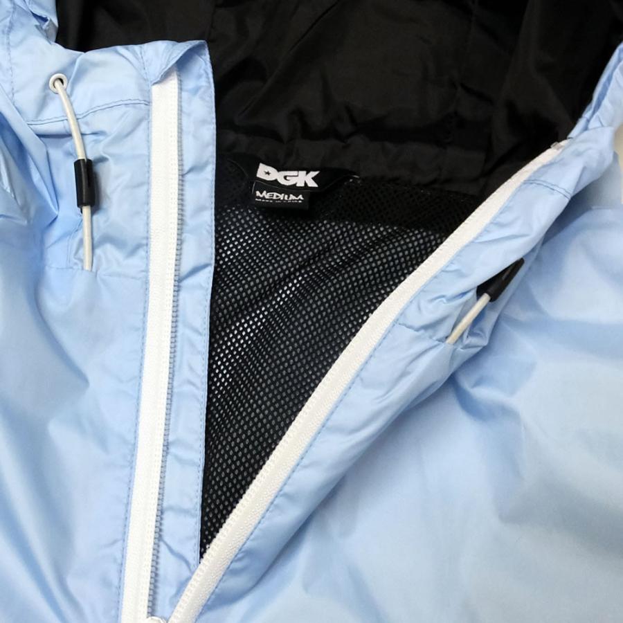 ディージーケー DGK ウインドブレーカー ジャケット パーカー メンズ TRIPLE CUSTOM HOODED WINDBREAKER パウダーブルー | DGK | 05