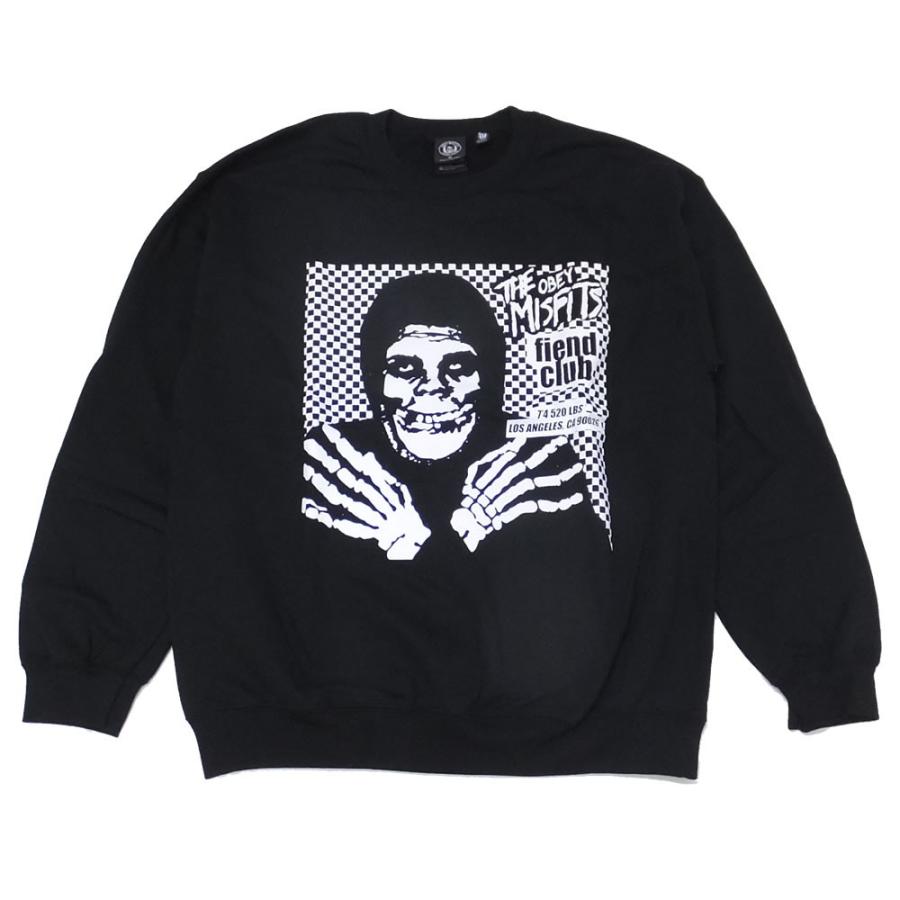 OBEY オベイ×ミスフィッツ OBEY×Misfits コラボ スウェットトレーナー