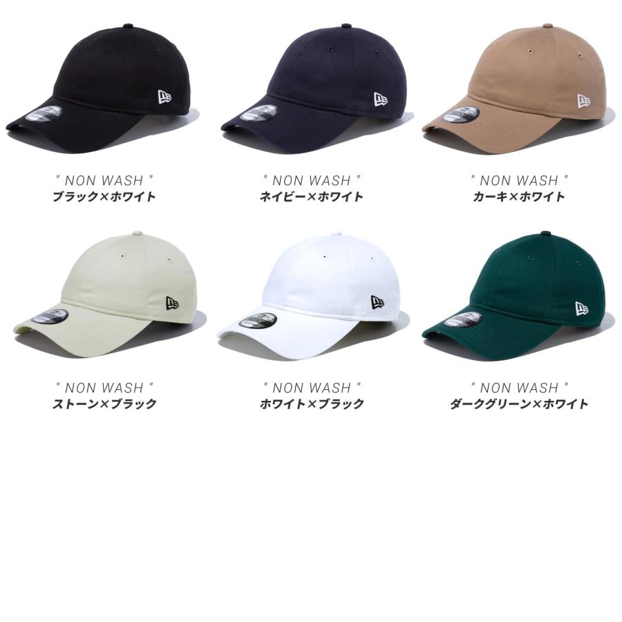 ニューエラ キャップ 帽子 メンズ レディース NEW ERA 9TWENTY LV ロングバイザー つば長い ゴルフ おしゃれ 人気 ブランド 小さい 大きい サイズ 無地 黒 白｜deep｜13