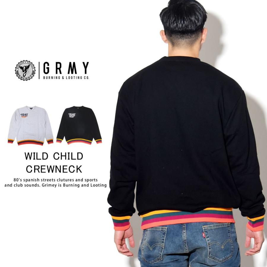 グライミー GRIMEY トレーナー メンズ 裏毛スウェット WILD CHILD CREWNECK | GRIMEY | 03