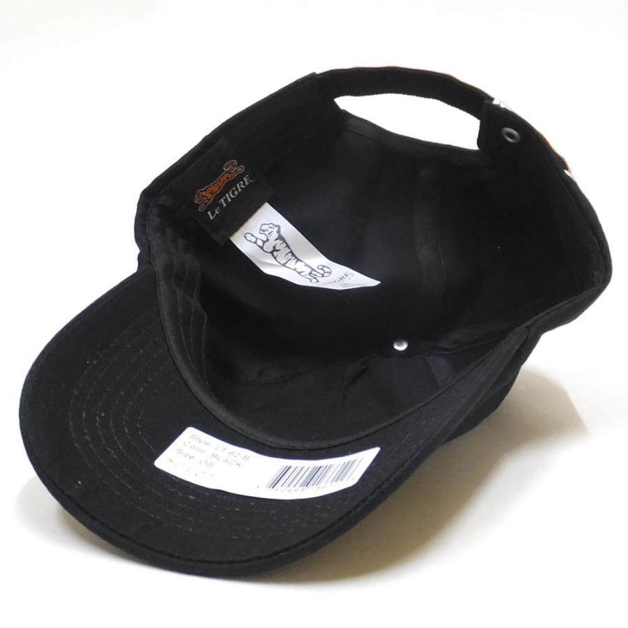 ルティグレ LE TIGRE キャップ 帽子 メンズ レディース TWILL BACK CAP ブラック | Le TIGRE | 04