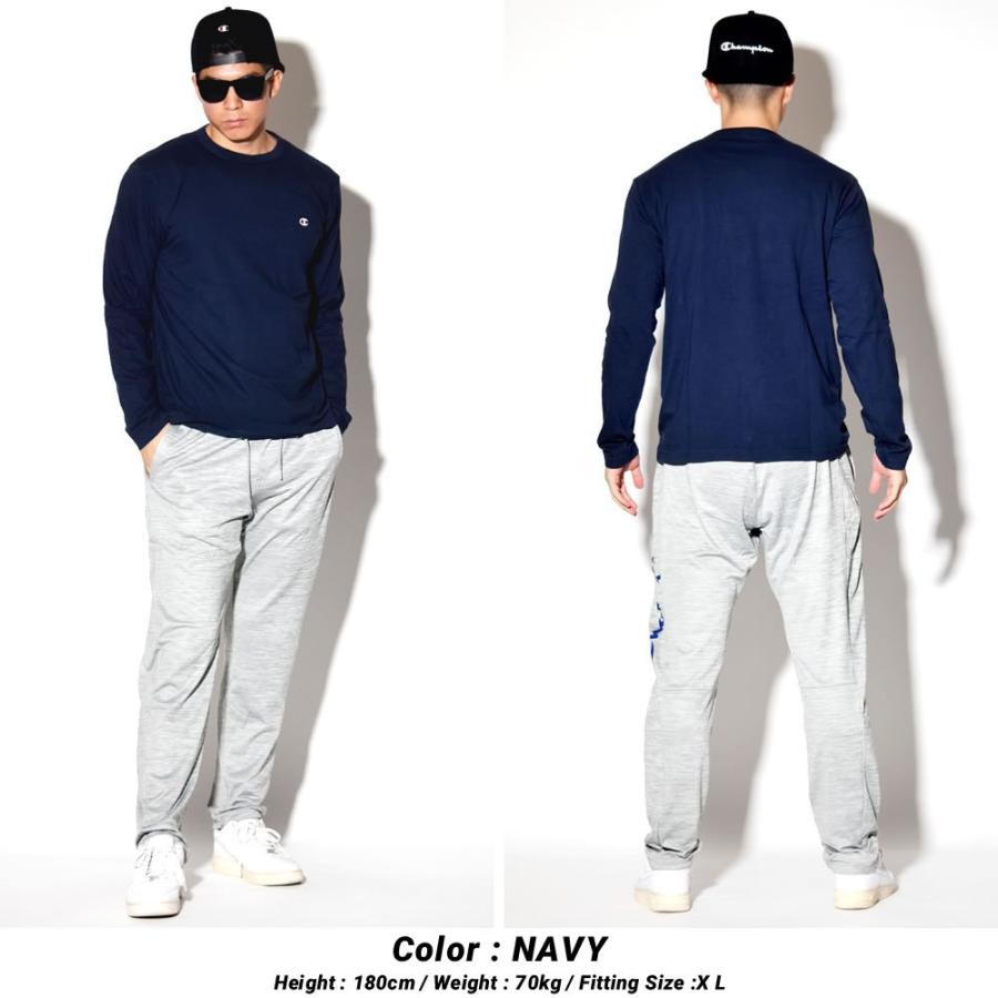 チャンピオン ロンT 長袖Tシャツ メンズ レディース ワンポイント ロゴ 刺繍 無地 USAコットン 綿 アメカジ ブランド Champion C3-P401 | Champion | 09