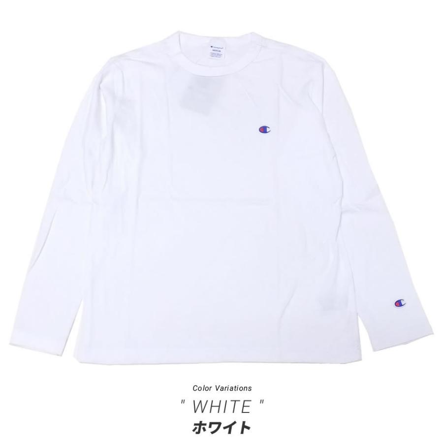 チャンピオン ロンT 長袖Tシャツ メンズ レディース ワンポイント ロゴ 刺繍 無地 USAコットン 綿 アメカジ ブランド Champion C3-P401 | Champion | 10