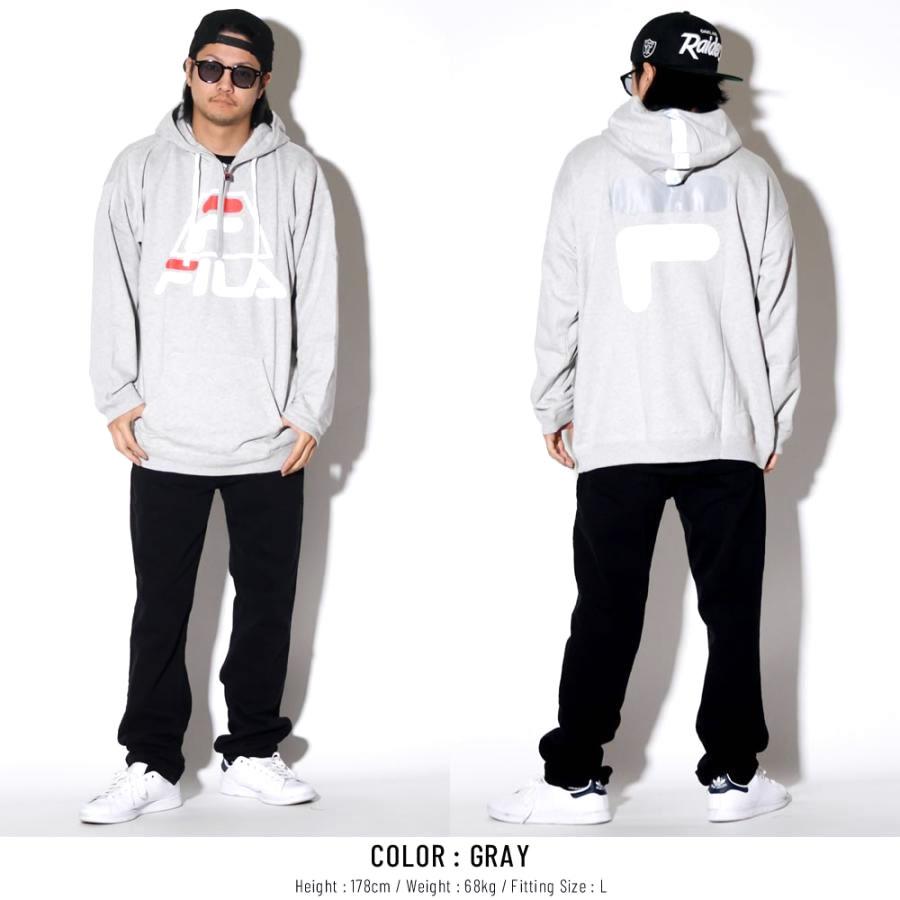 FILA（フィラ） FILA HERITAGE ヘリテージ パーカー メンズ オーバー