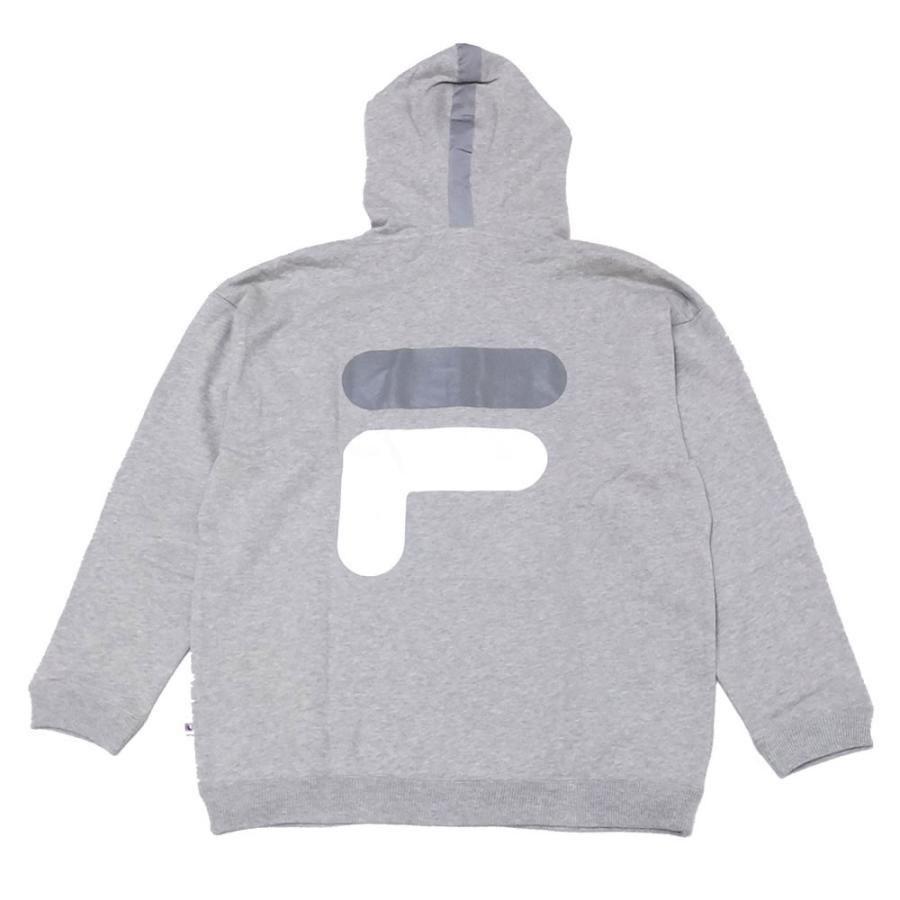 FILA HERITAGE フィラ ヘリテージ パーカー メンズ オーバーサイズ ハーフジップ プルオーバー スウェット フーディー 裏毛 FM9566 FILA（フィラ） FILA HERITAGE ヘリテージ パーカー メンズ オーバー