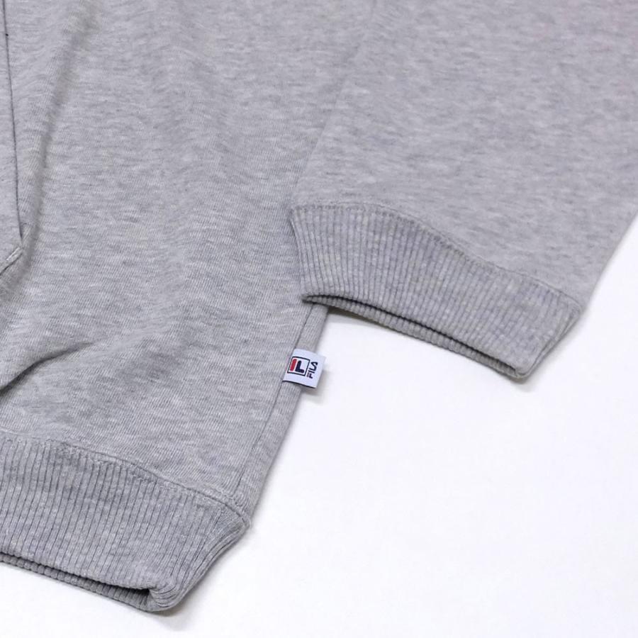 FILA HERITAGE フィラ ヘリテージ パーカー メンズ オーバーサイズ ハーフジップ プルオーバー スウェット フーディー 裏毛 FM9566 | FILA | 09