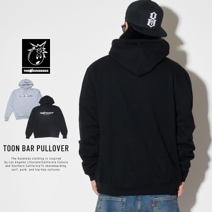 ハンドレッツ×チャンピオン THE HUNDREDS×Champion コラボ プルオーバーパーカー メンズ 長袖 スウェット 裏起毛 TOON BAR PULLOVER T19P202042 | The Hundreds | 07
