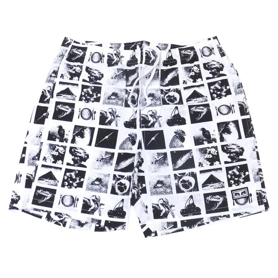オベイ ハーフパンツ ショートパンツ メンズ 総柄 OBEY EASY CHAOS SHORT 172120043 | OBEY | 02
