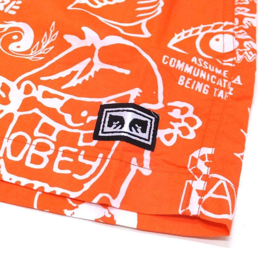 オベイ ハーフパンツ ショートパンツ メンズ 総柄 OBEY EASY FLASH SHORT 172120047 | OBEY | 11