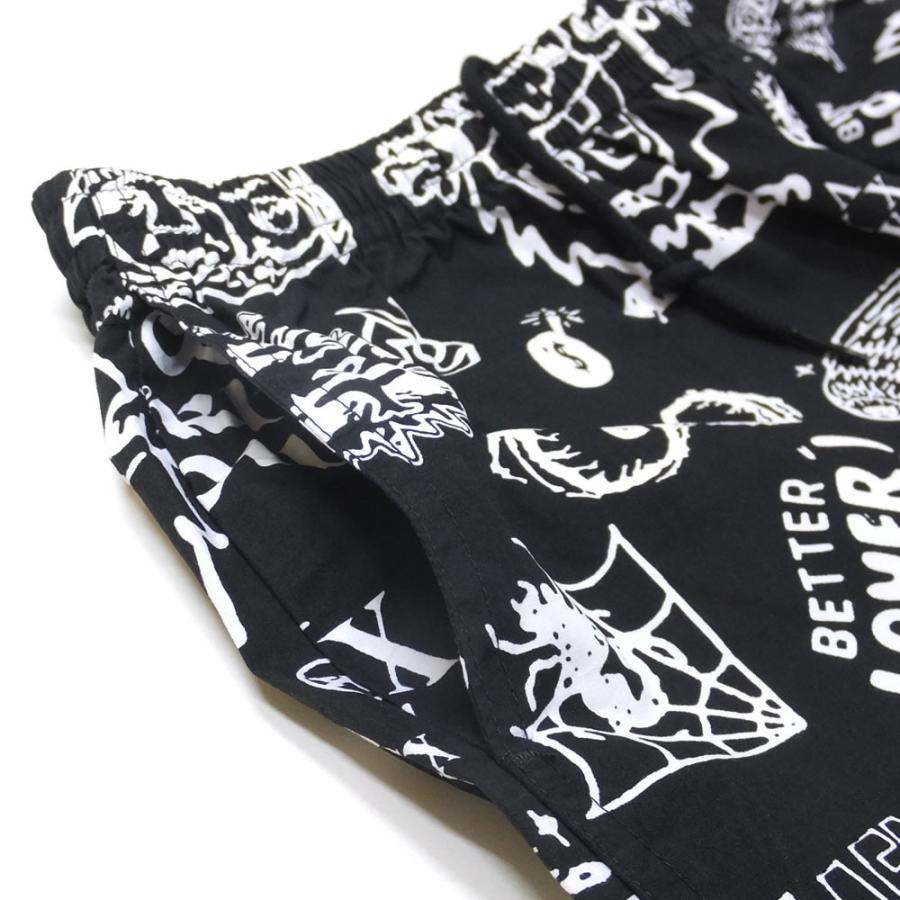 オベイ ハーフパンツ ショートパンツ メンズ 総柄 OBEY EASY FLASH SHORT 172120047 | OBEY | 12