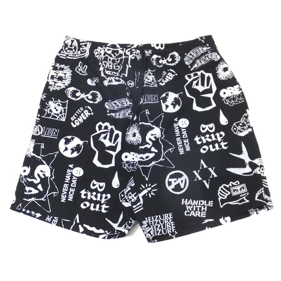 オベイ ハーフパンツ ショートパンツ メンズ 総柄 OBEY EASY FLASH SHORT 172120047 | OBEY | 07