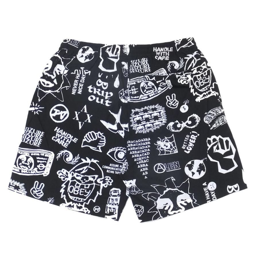 オベイ ハーフパンツ ショートパンツ メンズ 総柄 OBEY EASY FLASH SHORT 172120047 | OBEY | 08