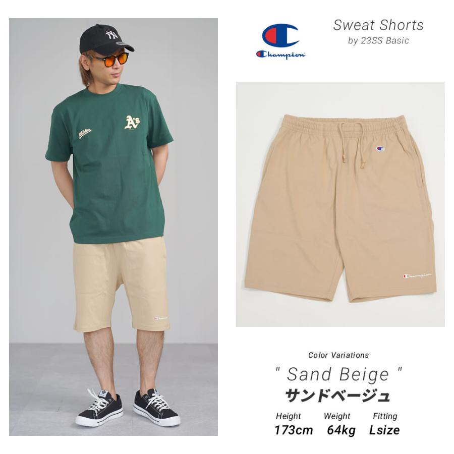 Champion チャンピオン ハーフパンツ メンズ スウェット ショートパンツ 綿 USAコットン C3-X518｜deep｜19