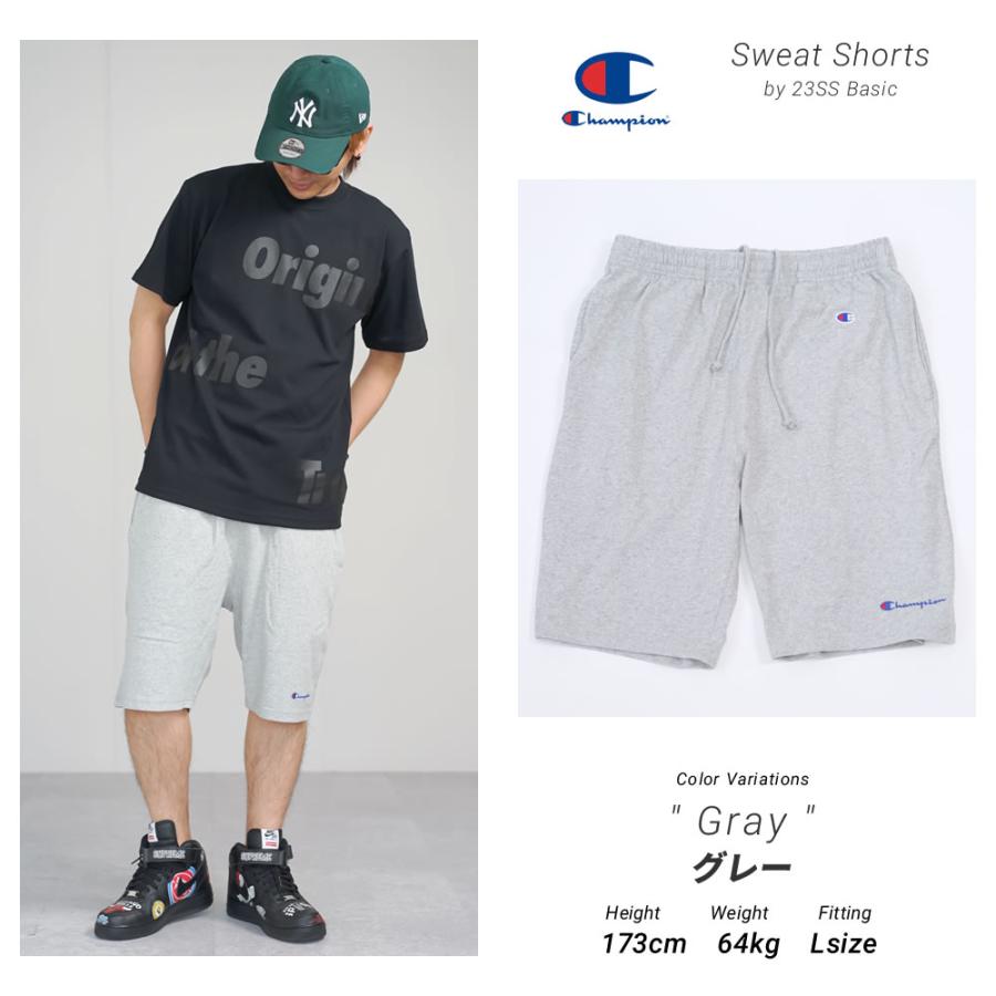 Champion チャンピオン ハーフパンツ メンズ スウェット ショートパンツ 綿 USAコットン C3-X518｜deep｜13