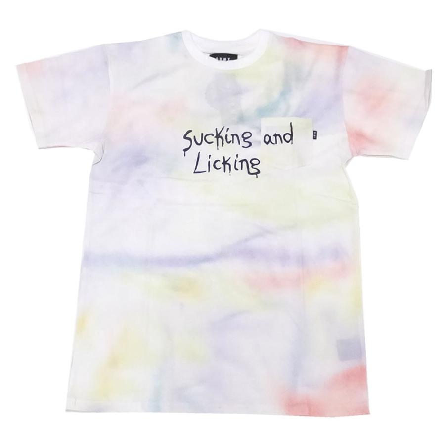 グライミー GRIMEY ポケットTシャツ メンズ タイダイ染め LAUGHING BOY TIE DYE TEE GA524 | GRIMEY | 02