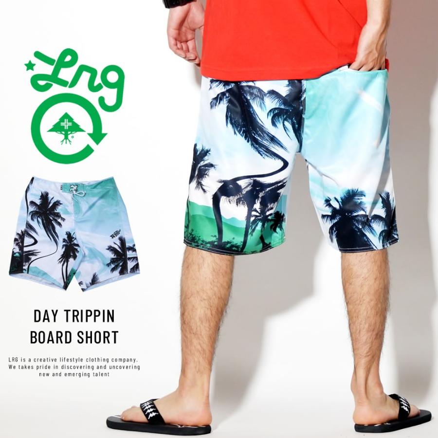 エルアールジー ボードショーツ サーフパンツ メンズ 水着 トロピカル柄 LRG デイトリッピンボードショーツ J196034 | LRG | 01