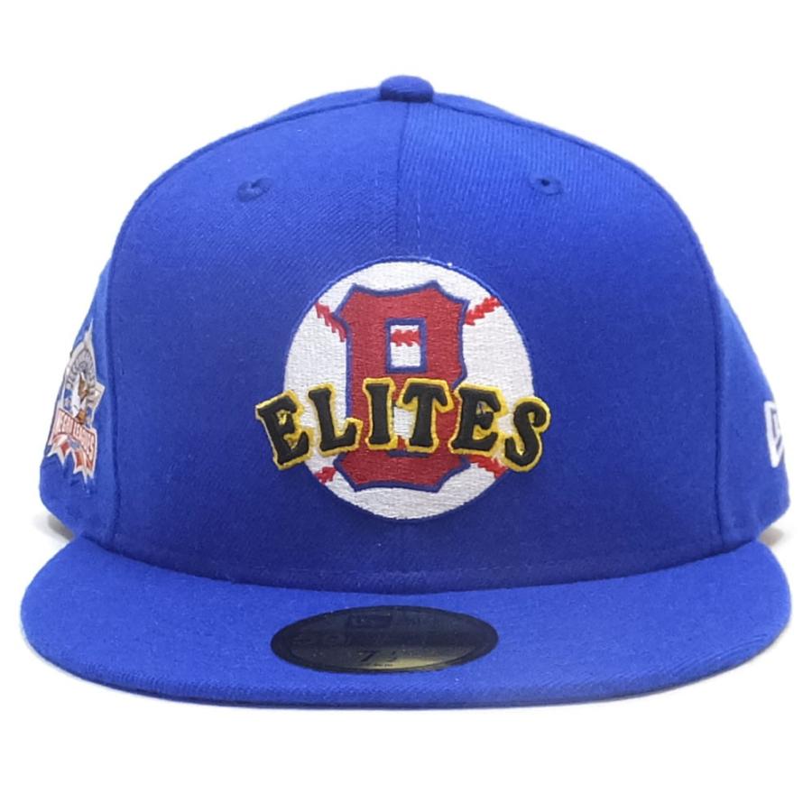 ニューエラ キャップ 帽子 メンズ レディース NEW ERA 59FIFTY 5950 ニグロリーグ ボルチモア・エリートジャイアンツ ブライトロイヤル×チームカラー | NEW ERA | 01