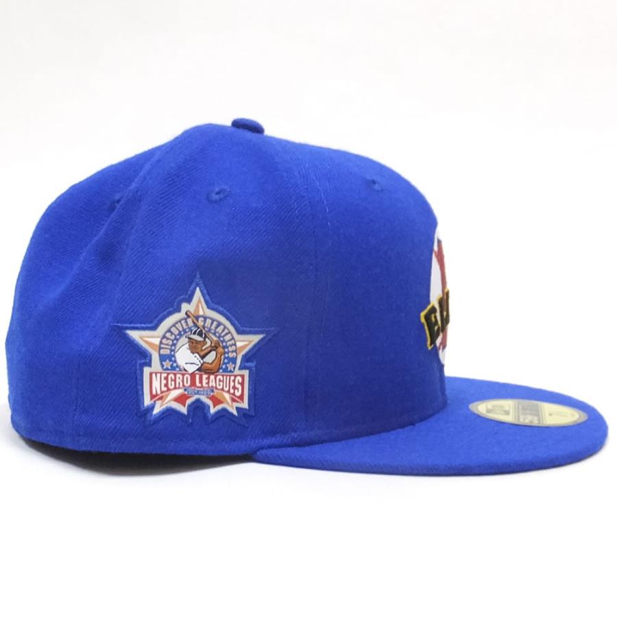 ニューエラ キャップ 帽子 メンズ レディース NEW ERA 59FIFTY 5950 ニグロリーグ ボルチモア・エリートジャイアンツ ブライトロイヤル×チームカラー | NEW ERA | 02