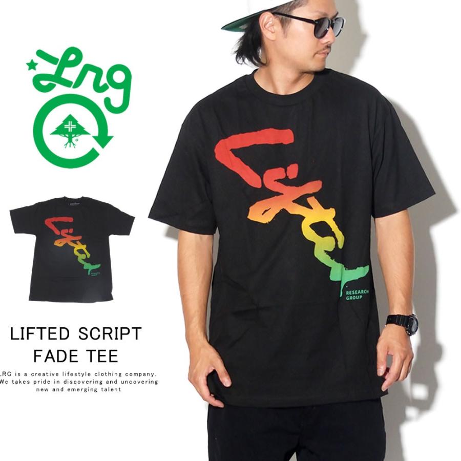 エルアールジー LRG Tシャツ メンズ LIFTED SCRIPT FADE TEE F191027 | LRG
