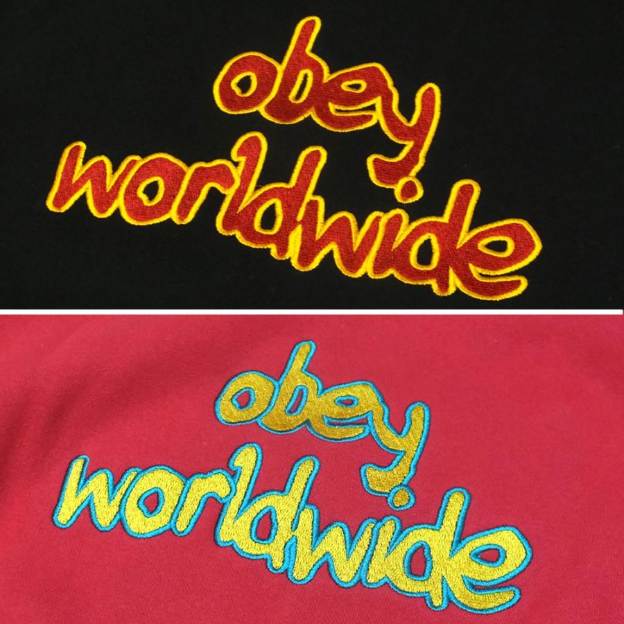 オベイ (OBEY) プルオーバーパーカー メンズ 長袖 スウェット 刺繍 ポップ 裏起毛 BRIGADE HOOD 112470070 OBEY（オベイ） プルオーバーパーカー メンズ 長袖 スウェット 刺繍