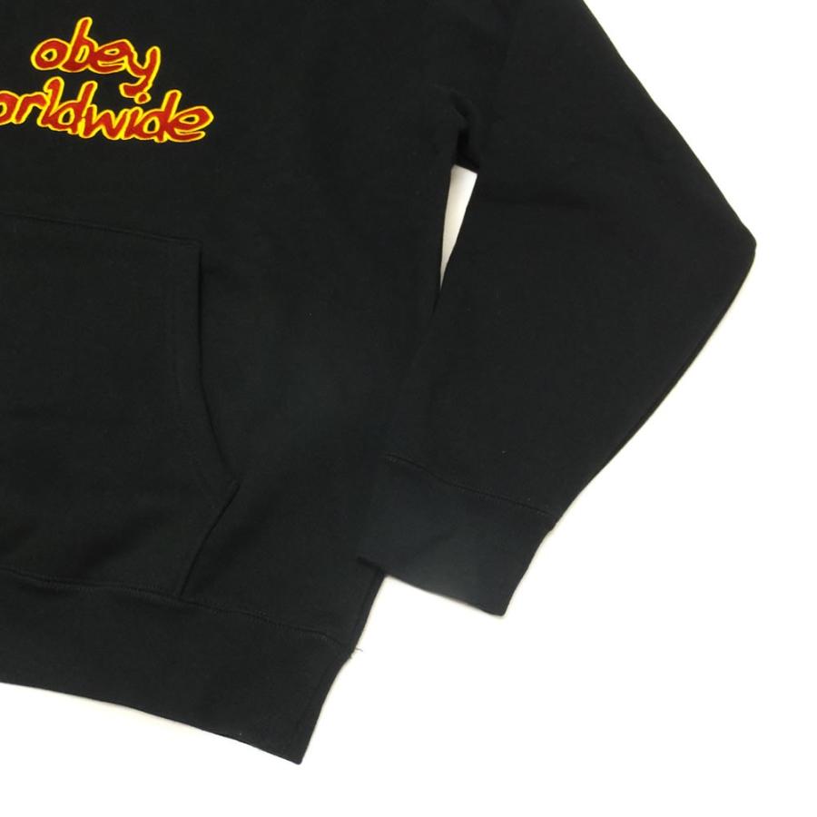 OBEY（オベイ） プルオーバーパーカー メンズ 長袖 スウェット 刺繍