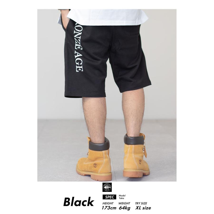 BRONZE AGE ブロンズエイジ ハーフパンツ メンズ 大きいサイズ スウェットショーツ 大きいサイズ B系 ストリート系 ファッション HIPHOP ヒップホップ | BRONZE AGE | 04