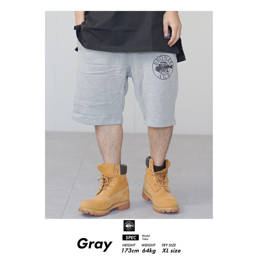 BRONZE AGE ブロンズエイジ ハーフパンツ メンズ 大きいサイズ スウェットショーツ 大きいサイズ B系 ストリート系 ファッション HIPHOP ヒップホップ | BRONZE AGE | 06