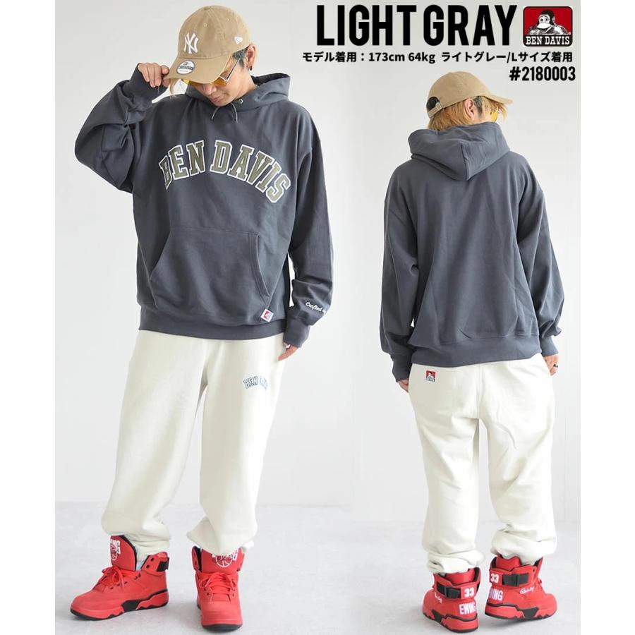 ベンデイビス BEN DAVIS スウェットパンツ メンズ 裏毛 13オンス スーパーヘビーウェイト ワイド 太め ゆったり ブランド ライトグレー | BEN DAVIS | 02