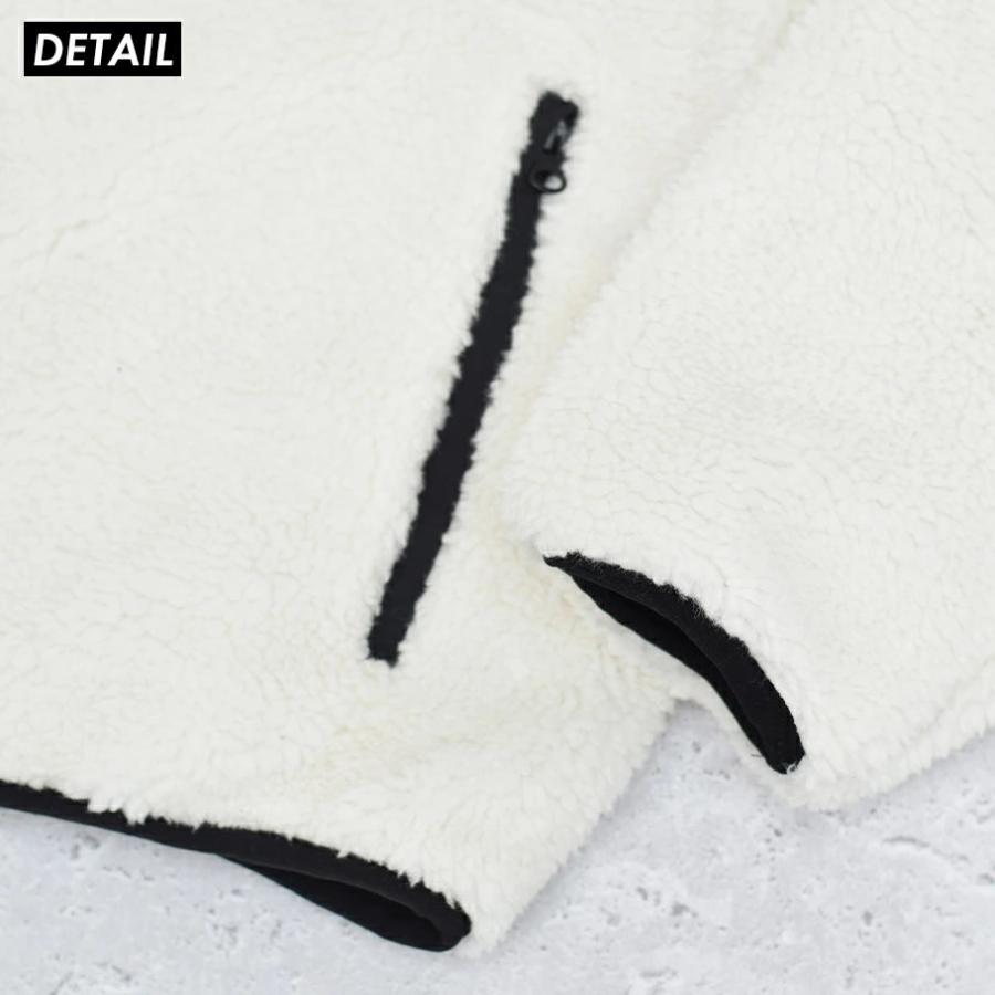 BEN DAVIS ベンデイビス ボアブルゾン ナイロンジャケット メンズ リバーシブル アウター REVERSIBLE BOA JACKET HOODIE ホワイト ワーク ブランド | BEN DAVIS | 14