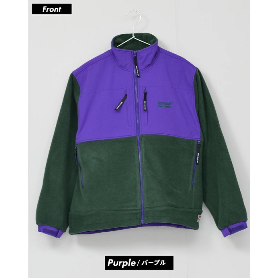 BEN DAVIS ベンデイビス フリースジャケット ブルゾン メンズ アウター FLEECE STAND JACKET パープル ワーク ブランド | BEN DAVIS | 05