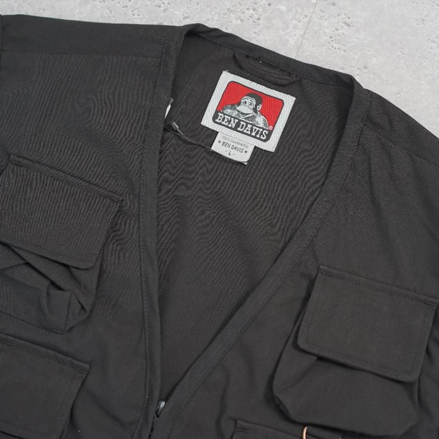 BEN DAVIS ベンデイビス ユーティリティベスト メンズ BENS UTILITY VEST ブラック | BEN DAVIS | 03