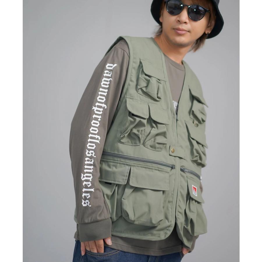 BEN DAVIS ベンデイビス ユーティリティベスト メンズ BENS UTILITY VEST カーキオリーブ | BEN DAVIS | 12