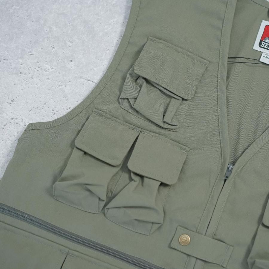 BEN DAVIS ベンデイビス ユーティリティベスト メンズ BENS UTILITY VEST カーキオリーブ | BEN DAVIS | 05