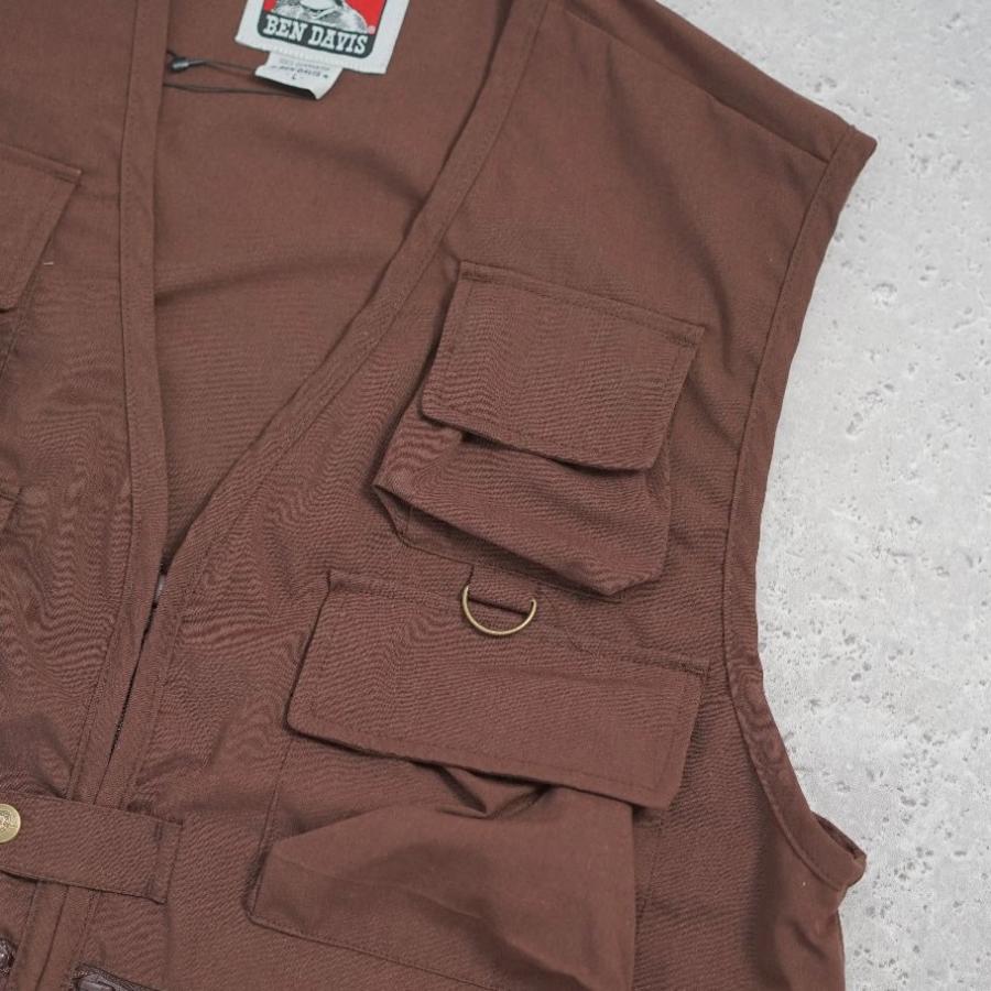 BEN DAVIS ベンデイビス ユーティリティベスト メンズ BENS UTILITY VEST ブラウン | BEN DAVIS | 03