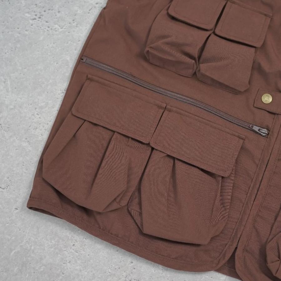 BEN DAVIS ベンデイビス ユーティリティベスト メンズ BENS UTILITY VEST ブラウン | BEN DAVIS | 07