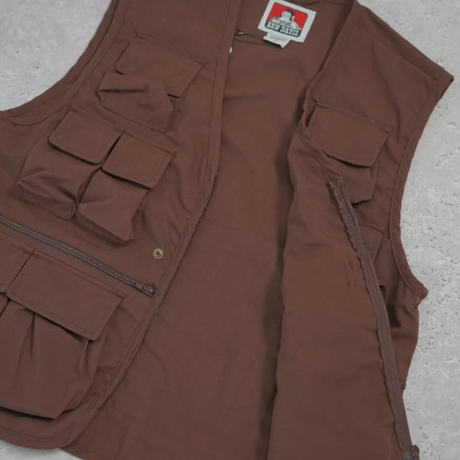 BEN DAVIS ベンデイビス ユーティリティベスト メンズ BENS UTILITY VEST ブラウン | BEN DAVIS | 08