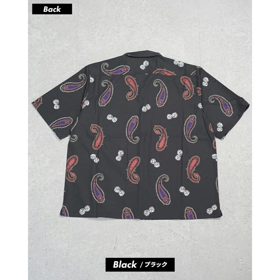 BEN DAVIS ベンデイビス オーバーサイズ 半袖 ペイズリー＆ダイス柄 開襟シャツ メンズ PAISLEY&DICE O/C SHIRTS | BEN DAVIS | 06