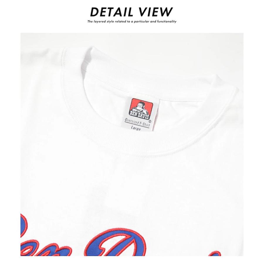 BEN DAVIS ベンデイビス Tシャツ メンズ レディース 半袖 オーバーサイズ カレッジロゴ ワーク ブランド STADIUM BIG TEE｜deep｜19