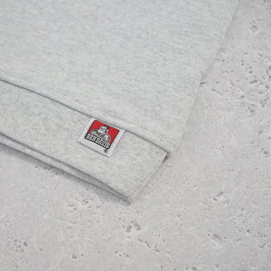 BEN DAVIS ベンデイビス ハーフジップ ヘビーウェイト Tシャツ メンズ 半袖 1/4 ZIP TRAINEE ULTRA HEAVY TEE オートミール | BEN DAVIS | 05