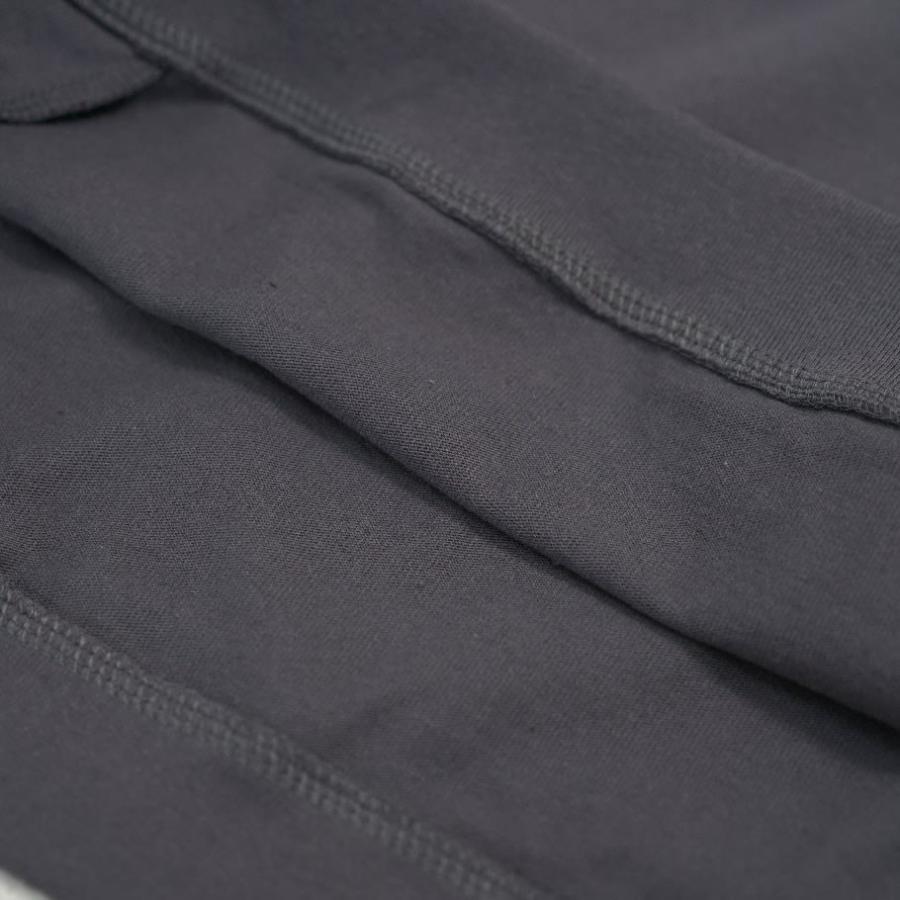 BEN DAVIS ベンデイビス ハーフジップ ヘビーウェイト Tシャツ メンズ 半袖 1/4 ZIP TRAINEE ULTRA HEAVY TEE チャコール | BEN DAVIS | 07